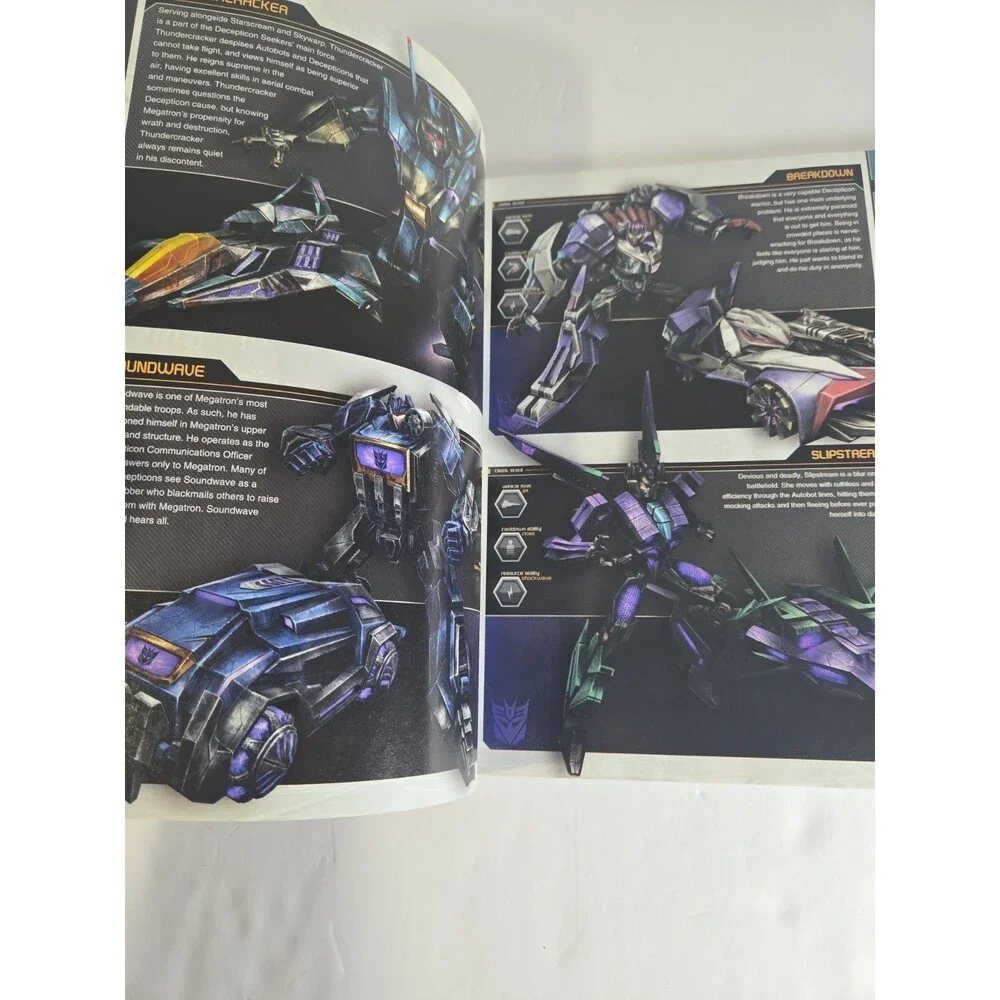 TRANSFORMERS: CYBERTRON OFFICIAL STRATEGY GUIDE OFFICIAL By Bradygames EUC
